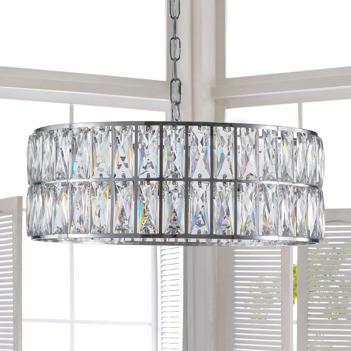 Bacci Crystal Drum Chandelier - view 6