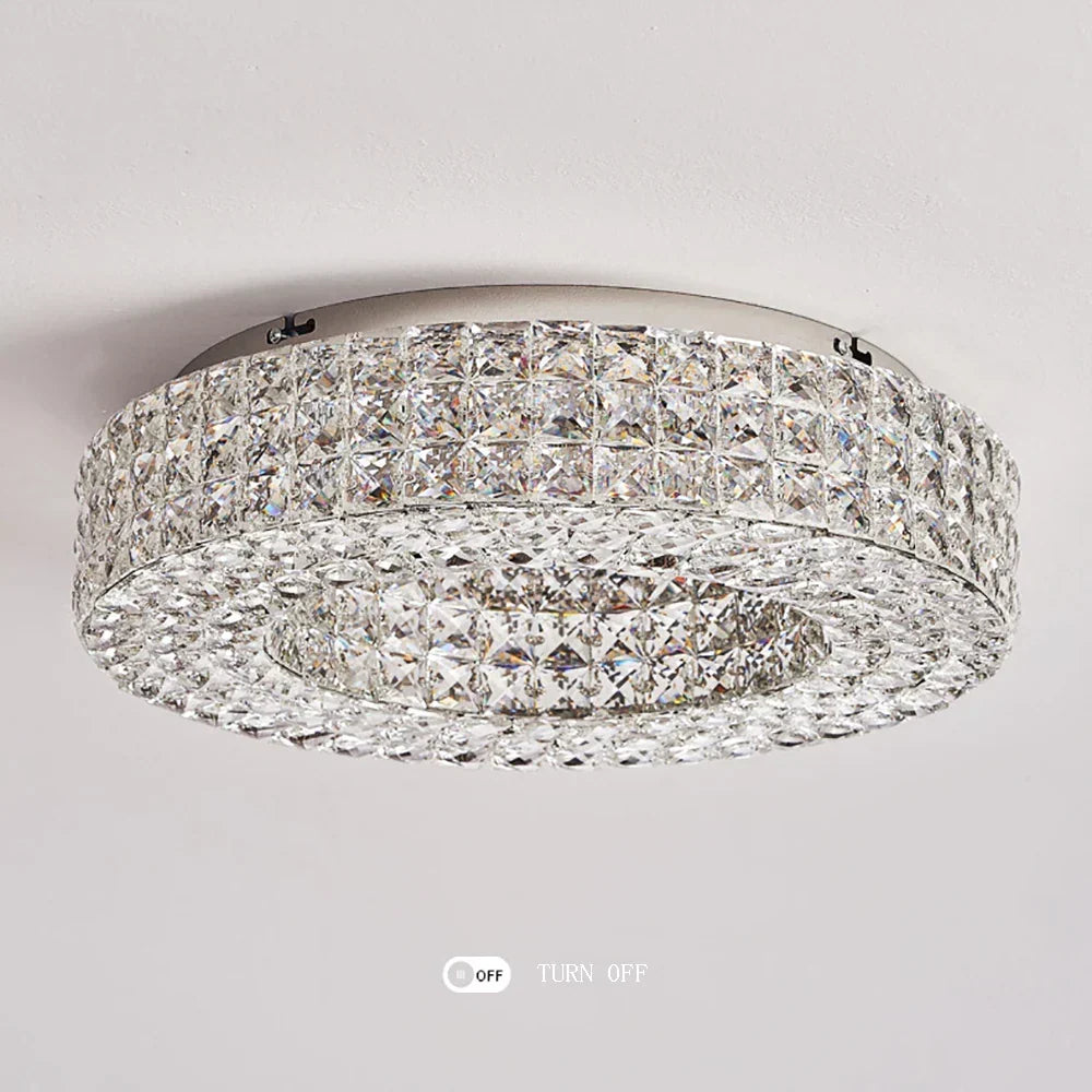 Bacci Crystal Ceiling Light Fixture - view 6