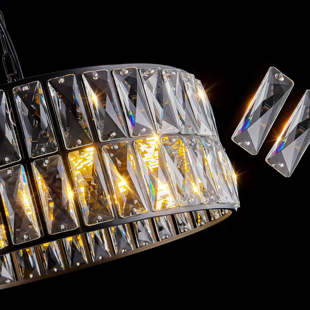 Bacci Crystal Drum Chandelier - view 5