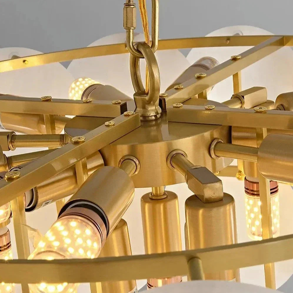 Moonshade Natural Marble Modern Chandelier 1 - view 4