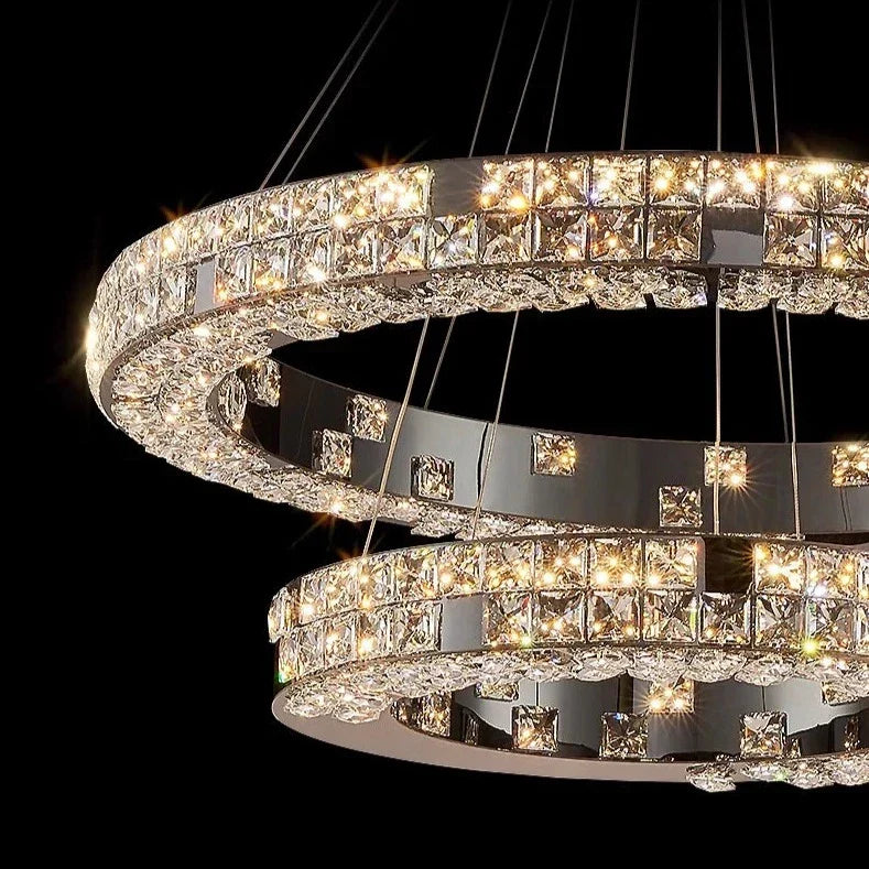 Bacci Ring Modern Chandelier - view 3