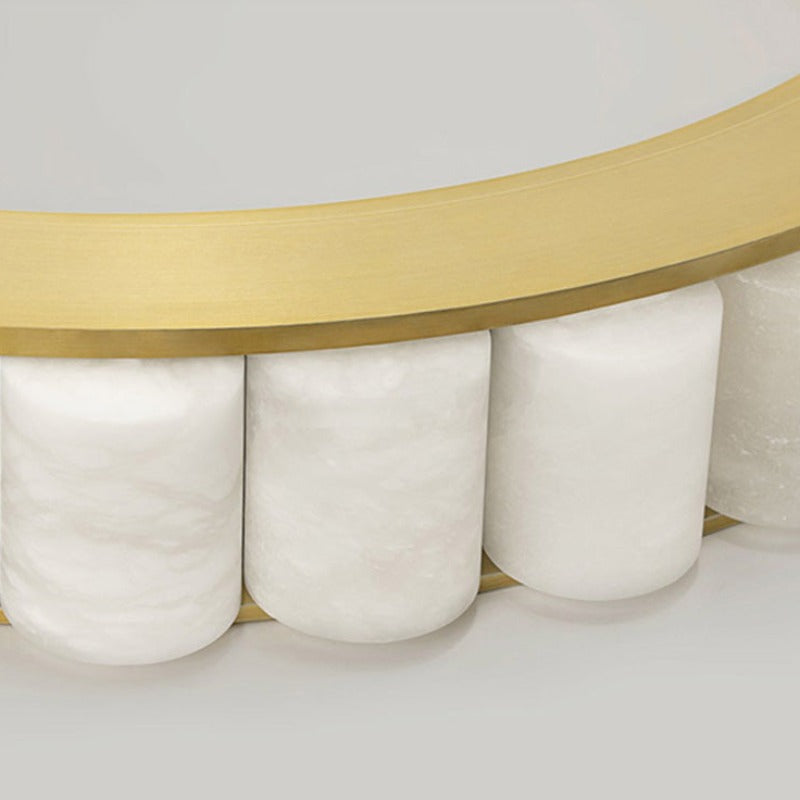 Natural Marble Modern Ring Chandelier - view 6