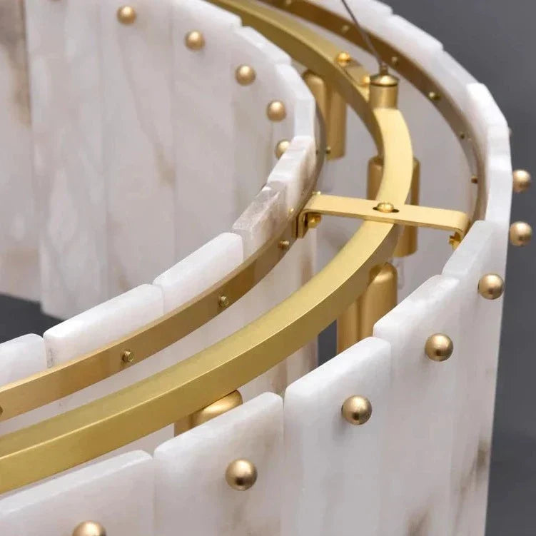 Moonshade Natural Marble Chandelier - view 4