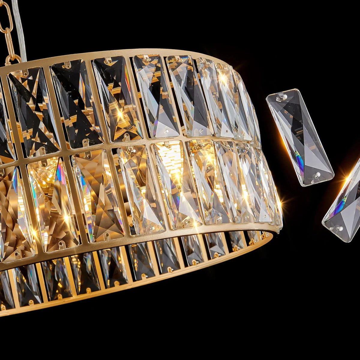 Bacci Crystal Drum Chandelier - view 18