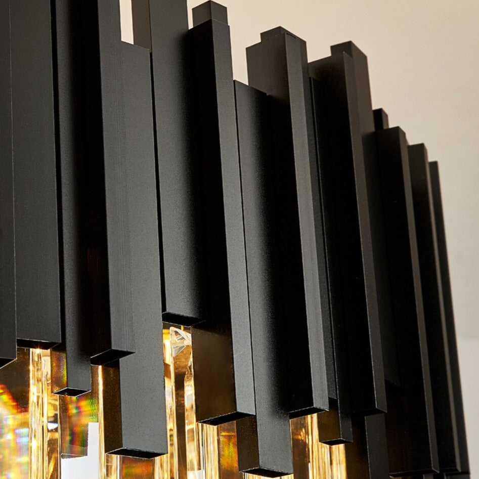 Gio Flush Mount Chandelier, Black - view 4