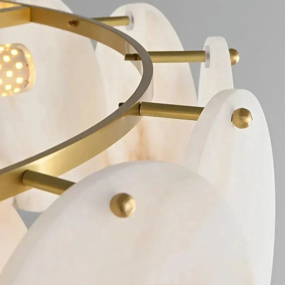 Moonshade Natural Marble Modern Chandelier 1 - view 7