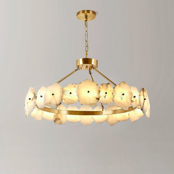 Natural Marble Modern Chandelier