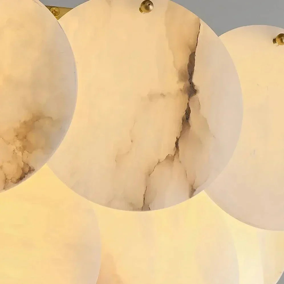 Moonshade Natural Marble Modern Chandelier 1 - view 6