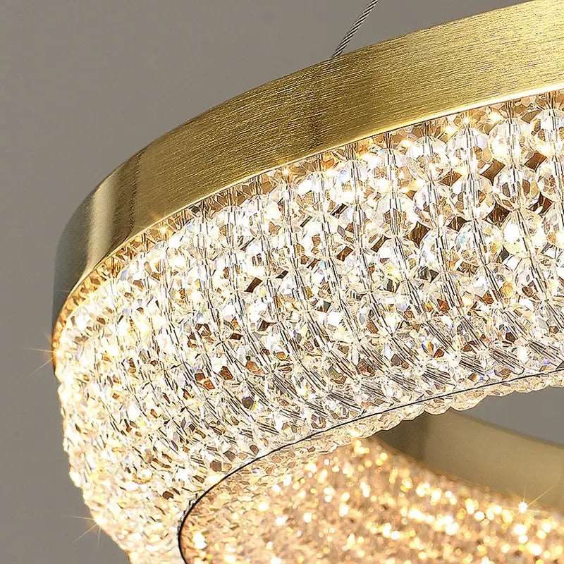 Bergamo Crystal Dining Room Chandelier - view 3
