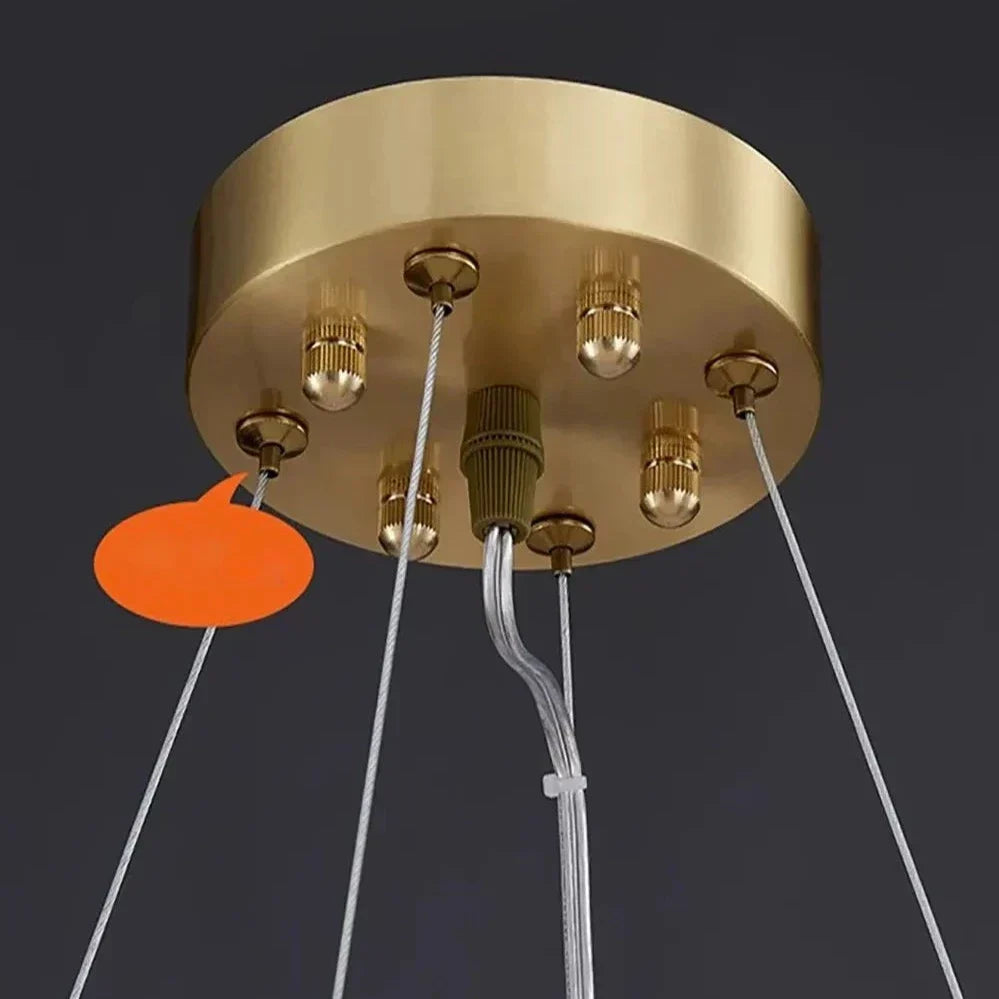 Moonshade Natural Marble Chandelier - view 7