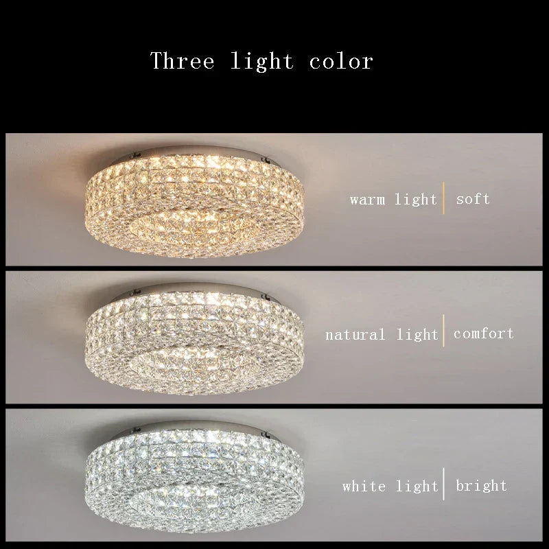 Bacci Crystal Ceiling Light Fixture - view 5