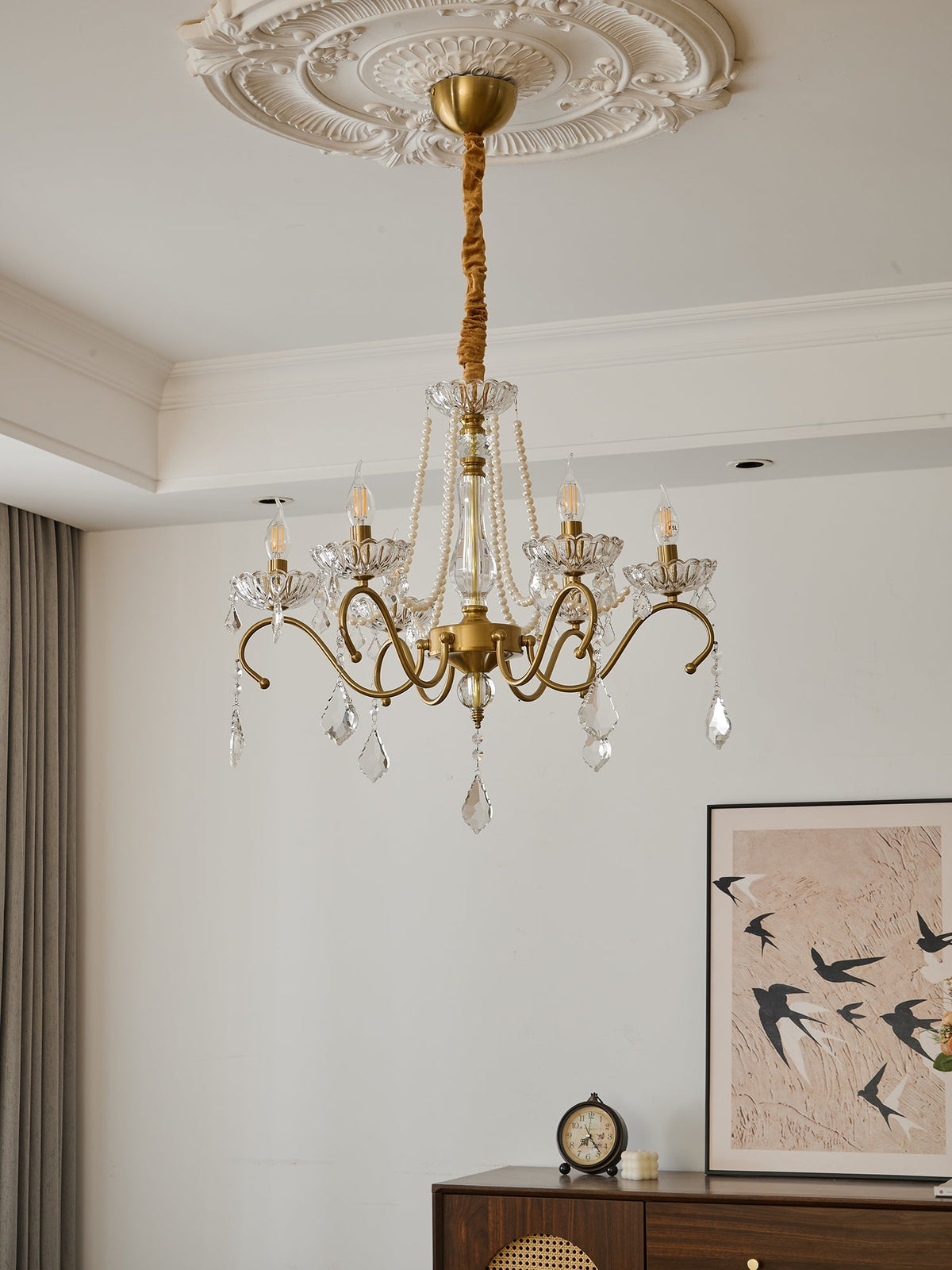 Sapphire Crystal Chandelier