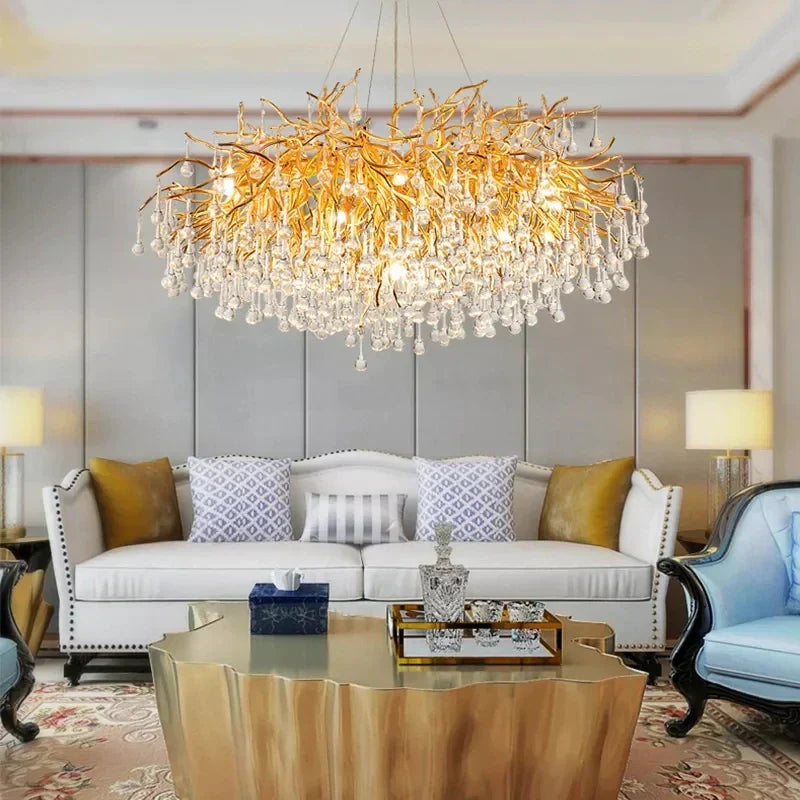 40" Albero Living Room Crystal Chandelier