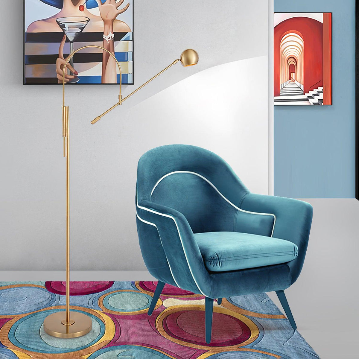 Scandinavian Floor Lamp - view 4