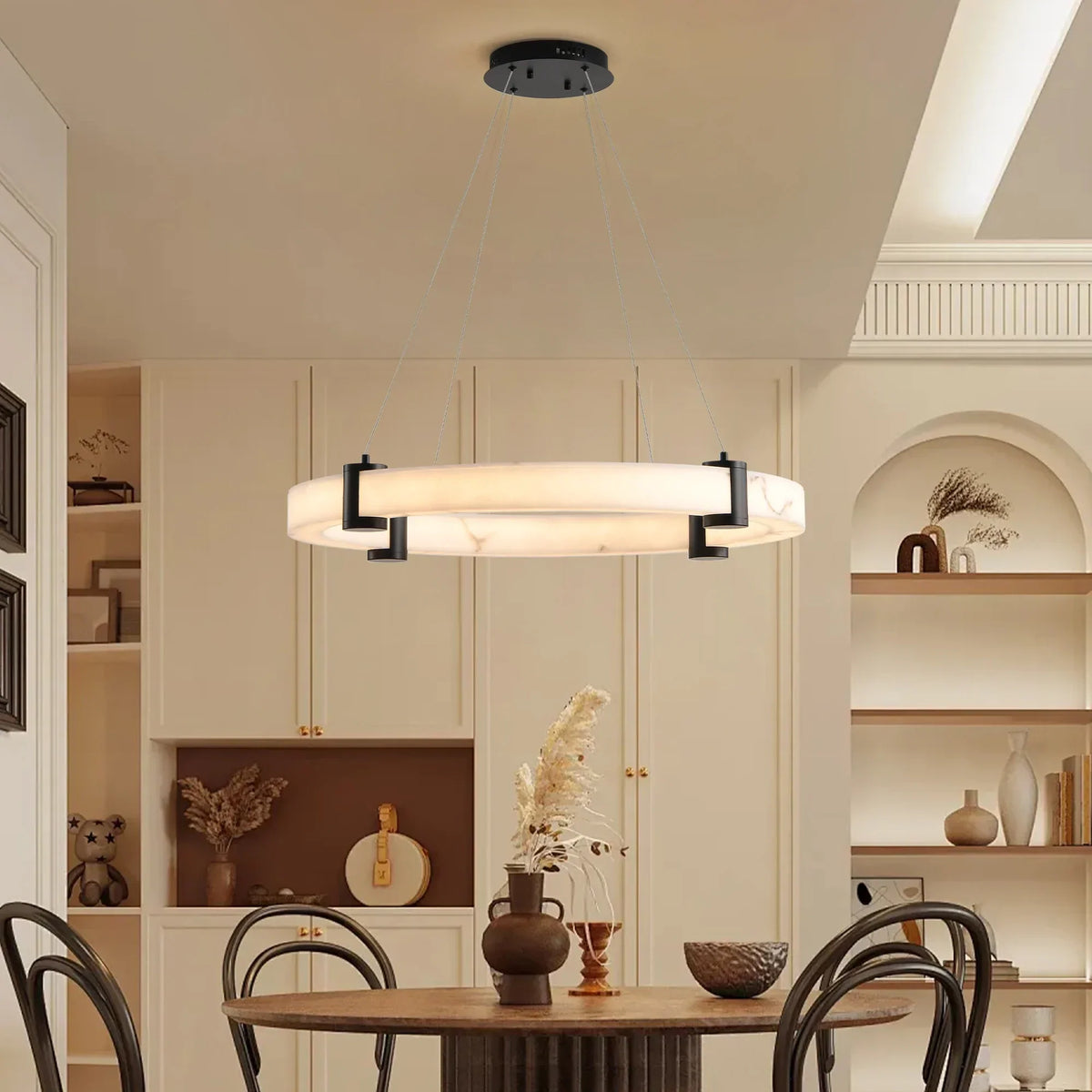 23.6" Marble Light Fixture
