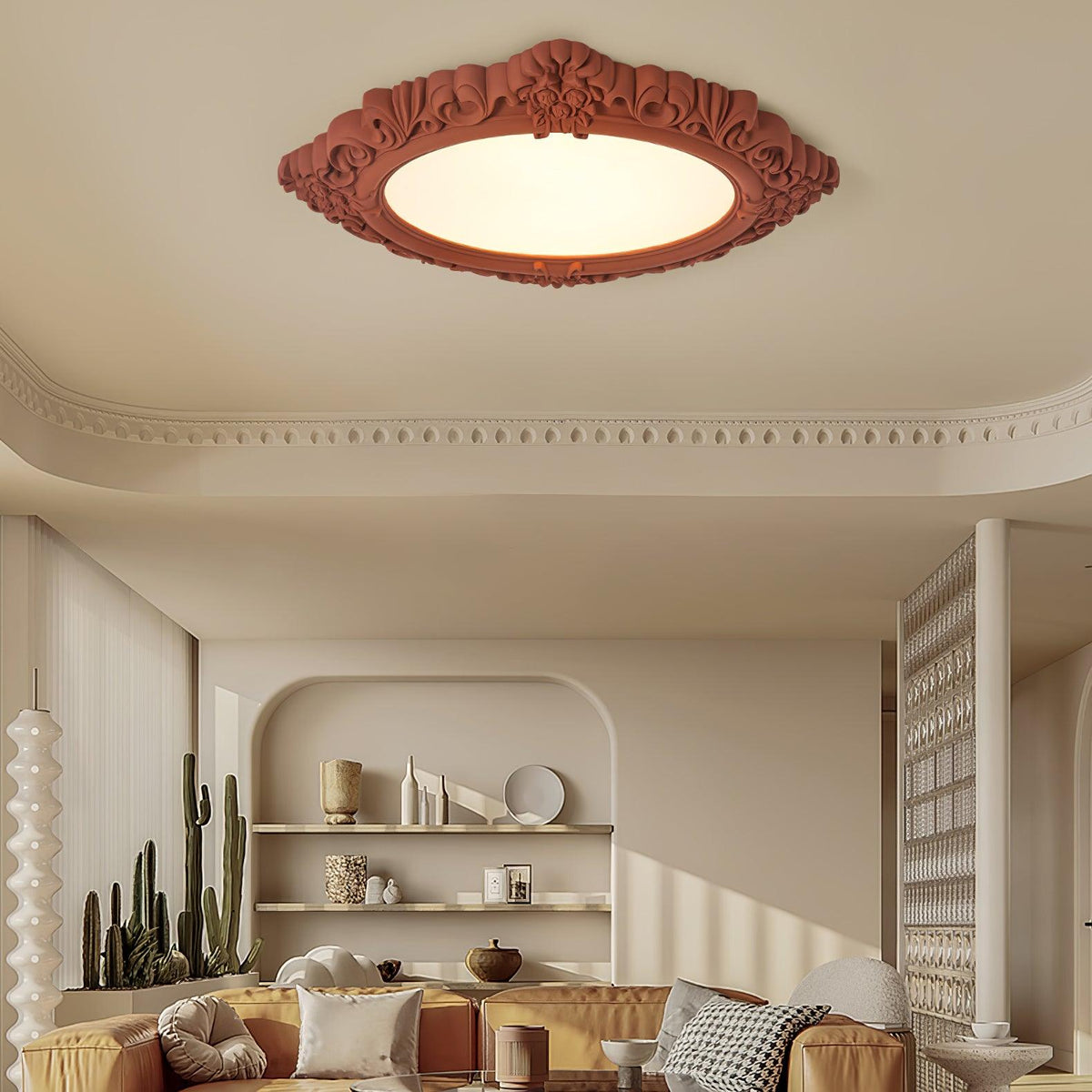 Sculpted Resin Ceiling Lamp - view 14
