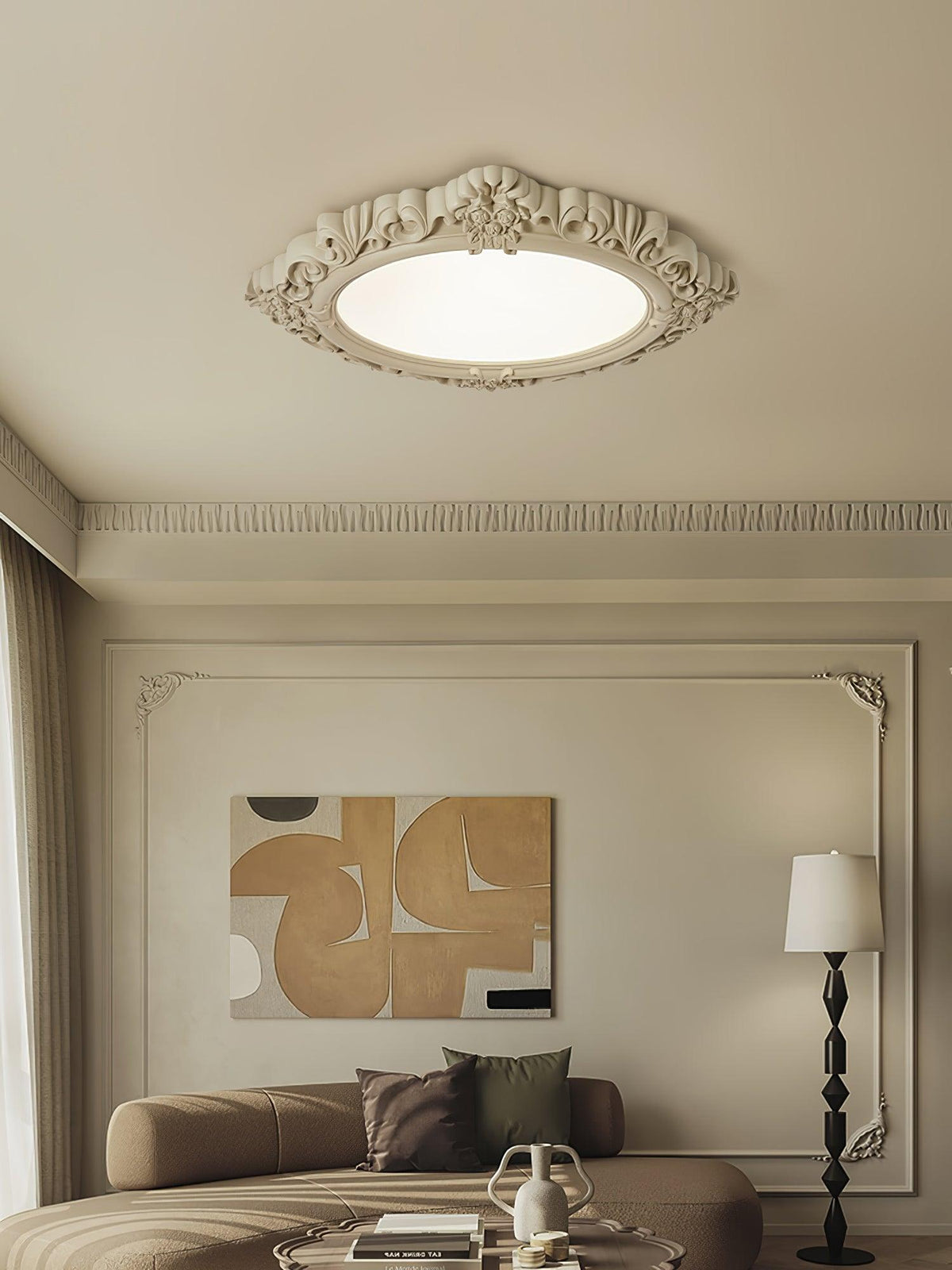Sculpted Resin Ceiling Lamp - view 15