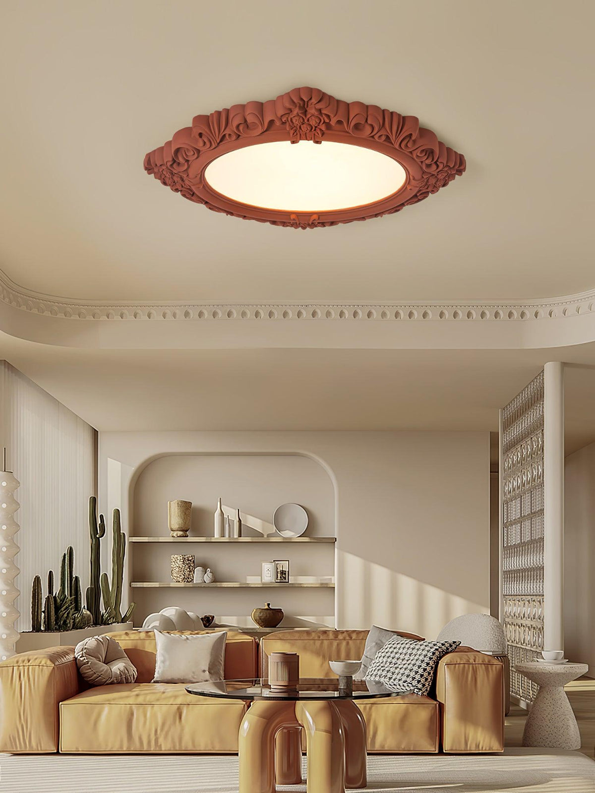 Sculpted Resin Ceiling Lamp - view 7