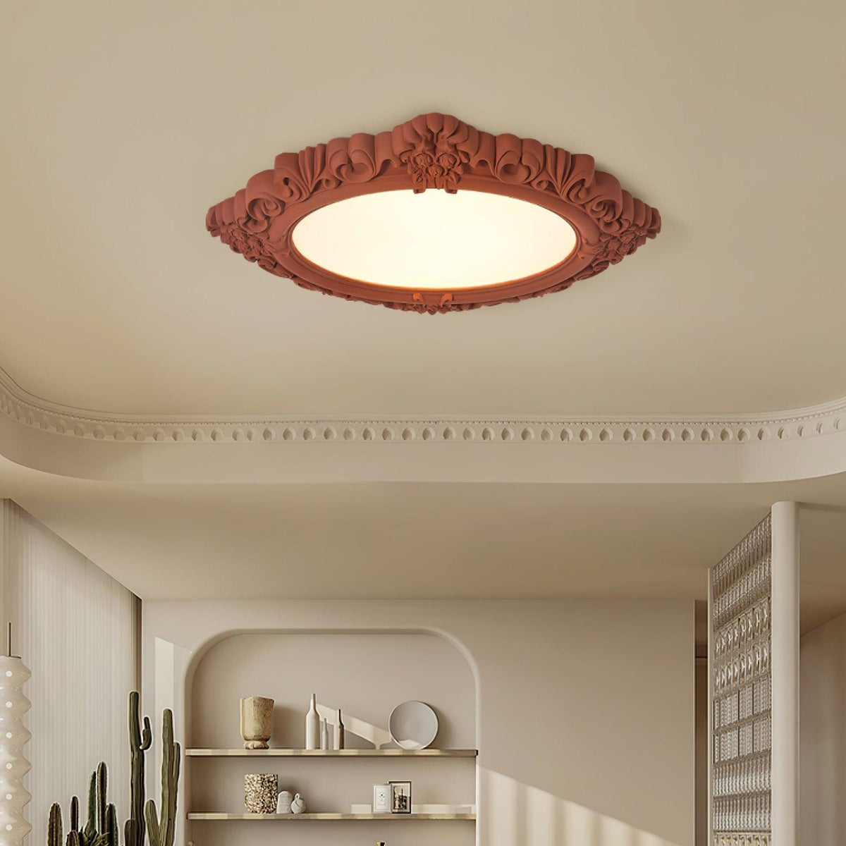 Sculpted Resin Ceiling Lamp - view 6