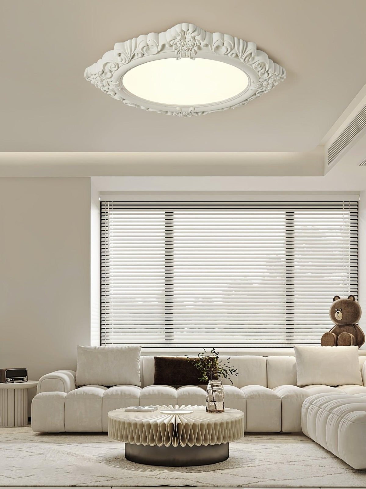 Sculpted Resin Ceiling Lamp - view 9
