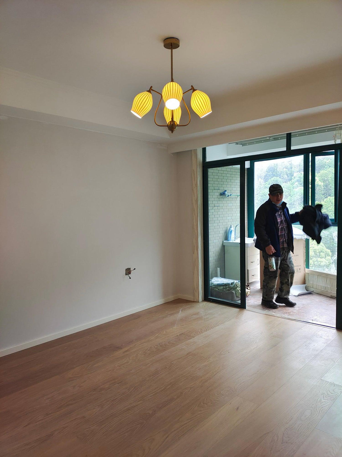 Ceramic Ribbed Chandelier - view 30