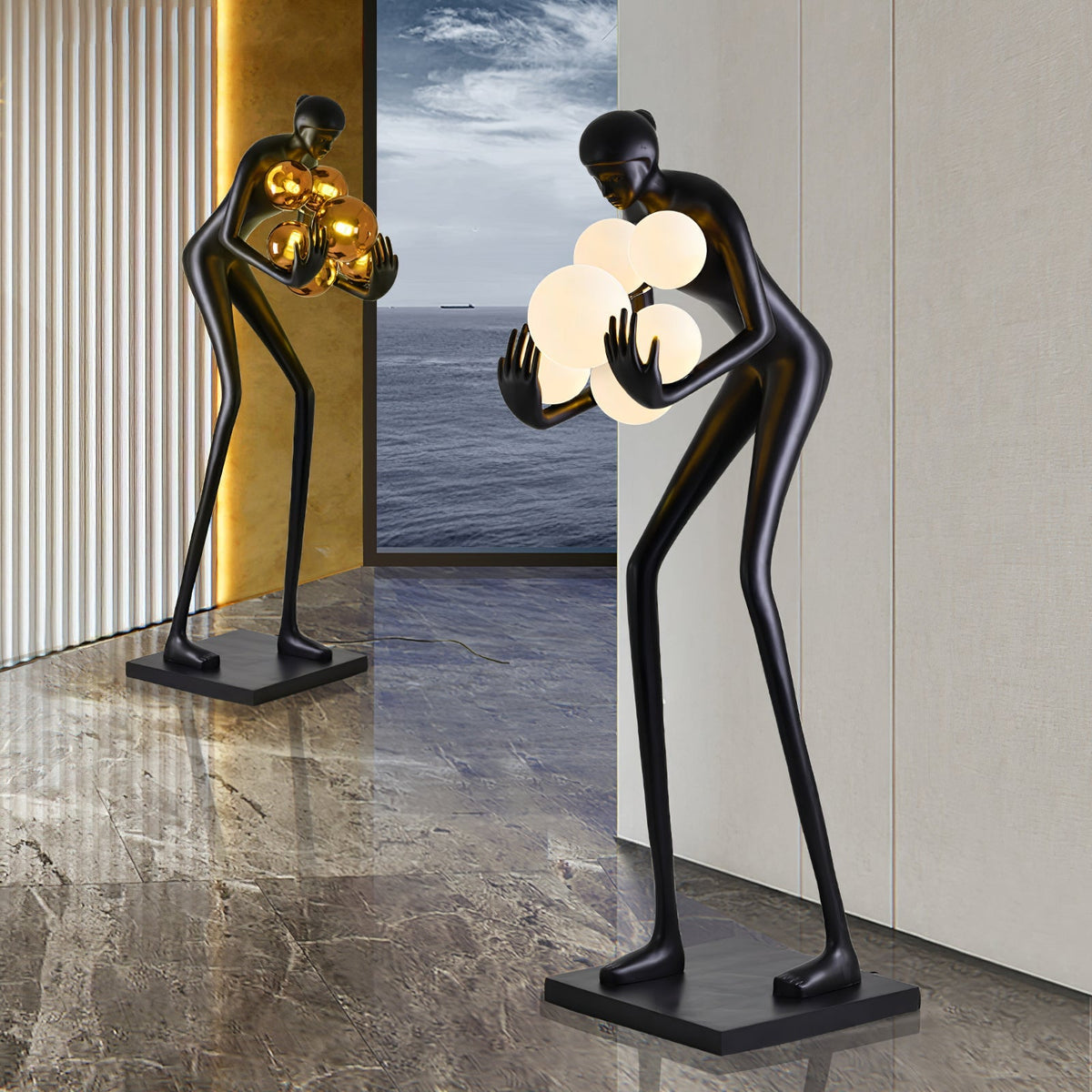 Sentinel Sculpture Floor Lamp - view 3