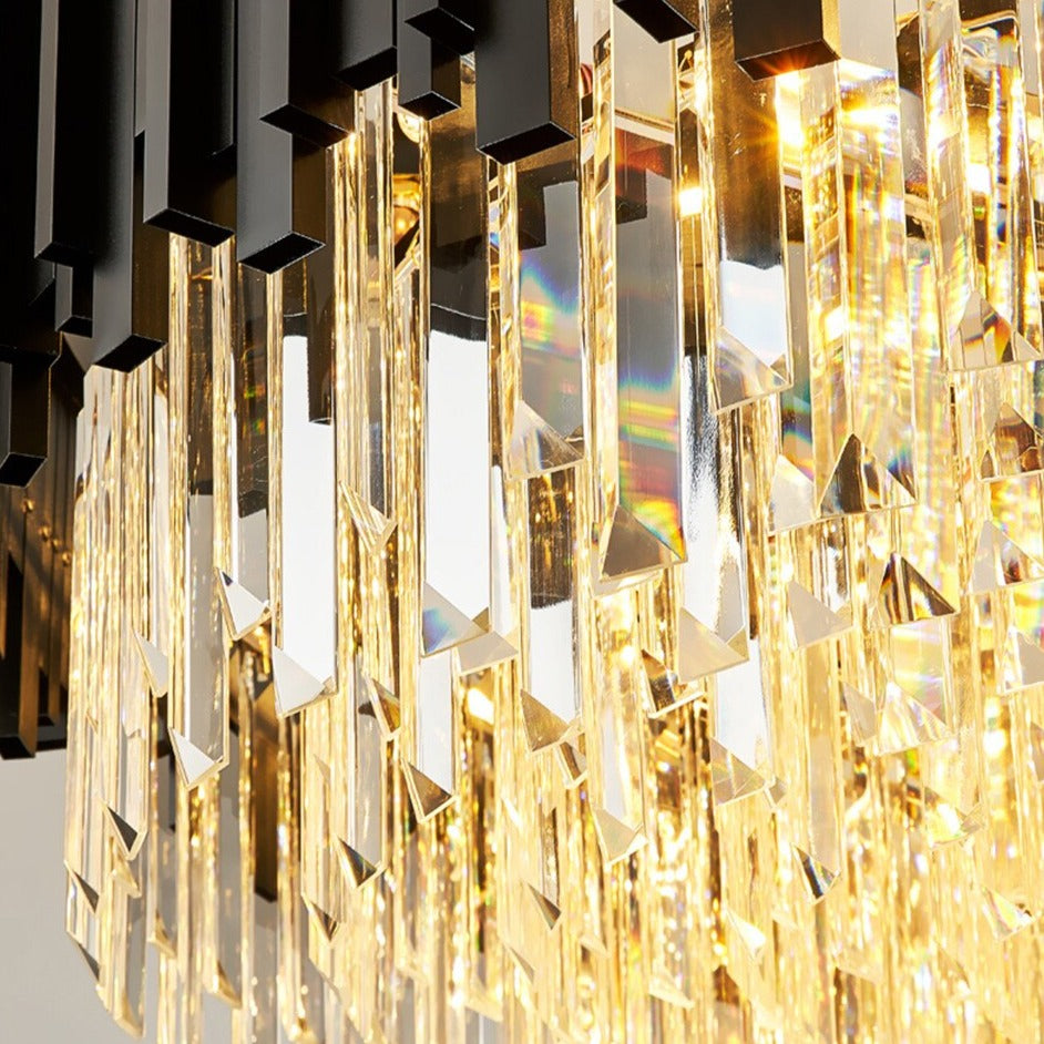 Gio Flush Mount Chandelier, Black - view 3