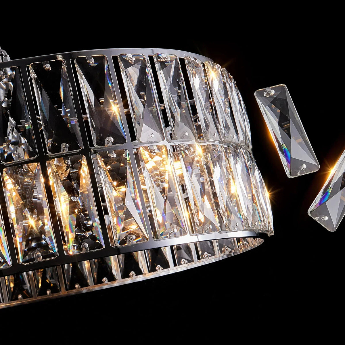 Bacci Crystal Drum Chandelier - view 11