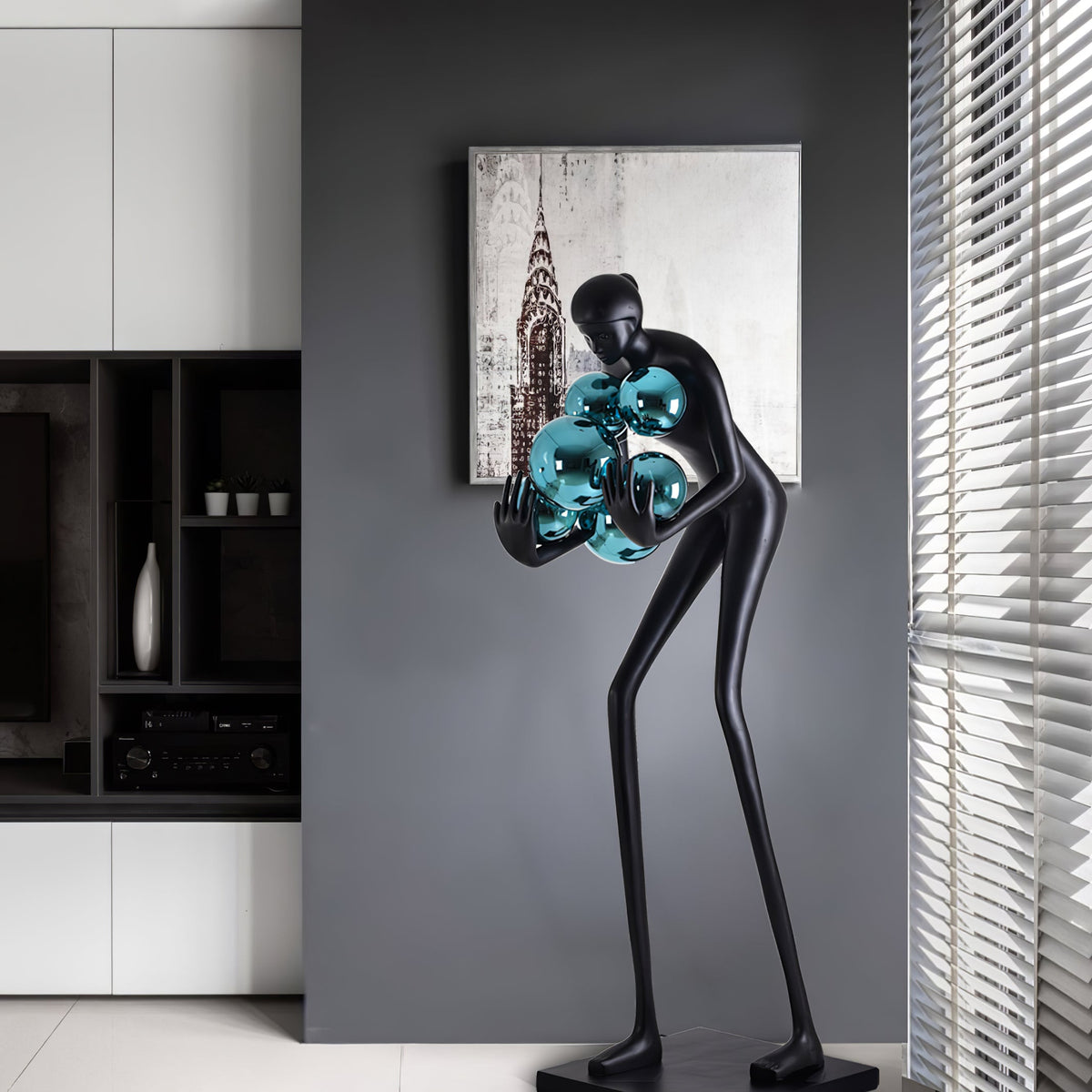 Sentinel Sculpture Floor Lamp - view 5