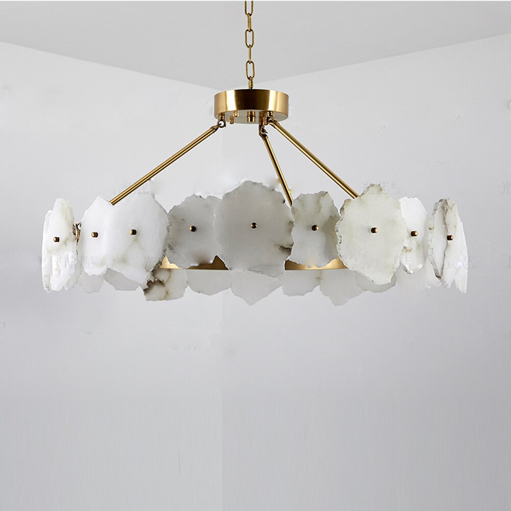 Natural Marble Modern Chandelier
