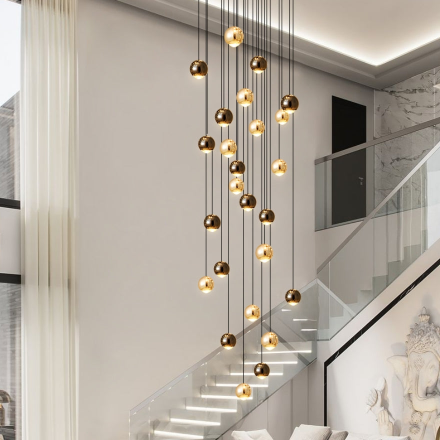 Multi Pendant Modern Foyer Chandelier