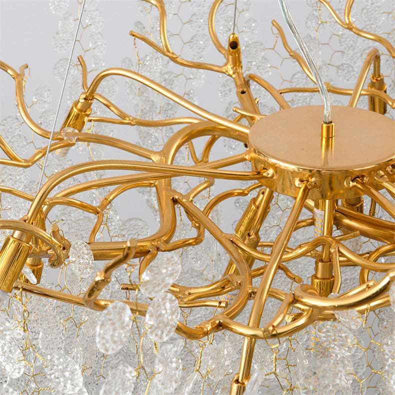 Albero Frost Glass Dining Room Chandelier - view 3