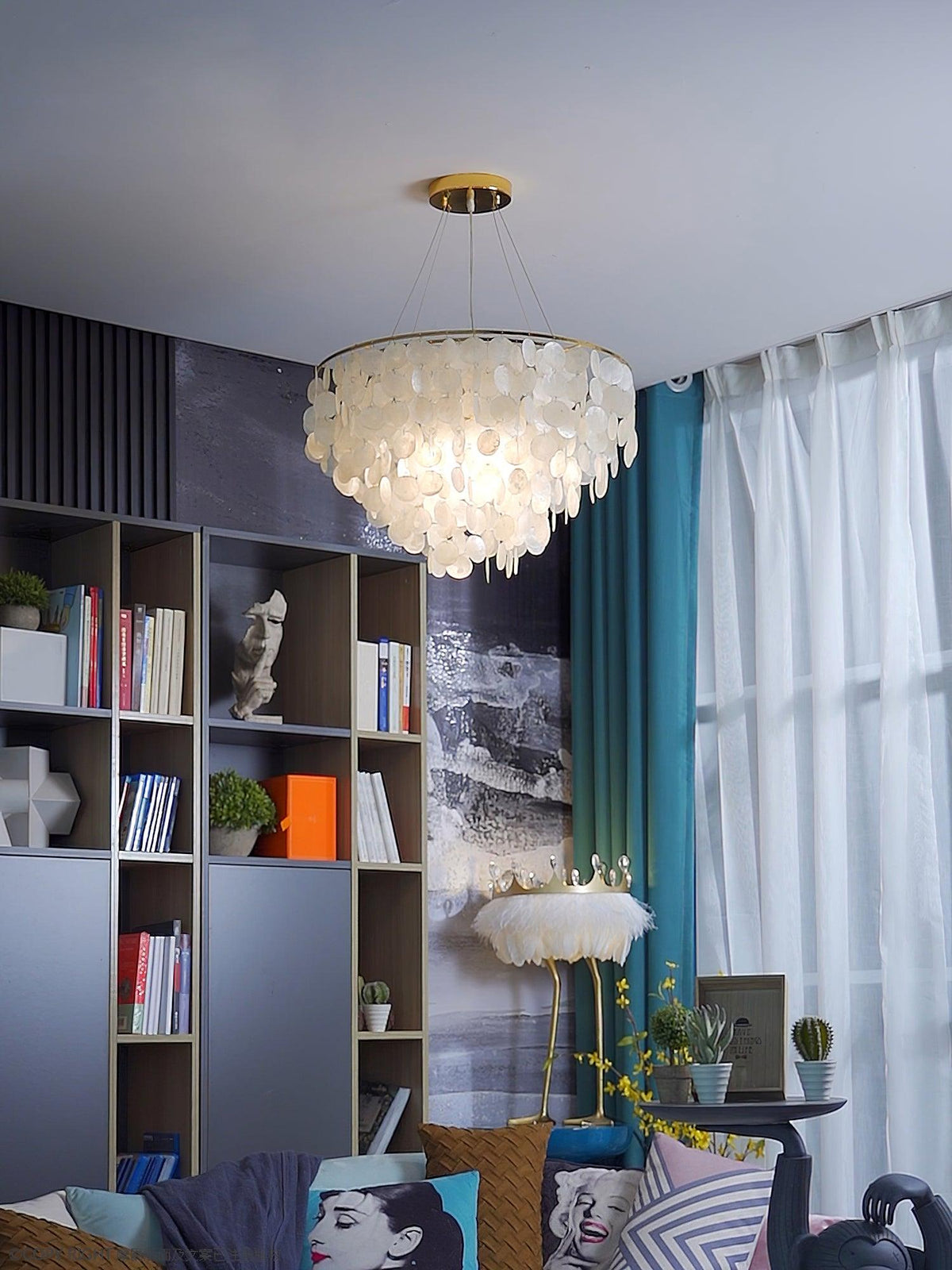 Shell Wind Chime Chandelier - view 17