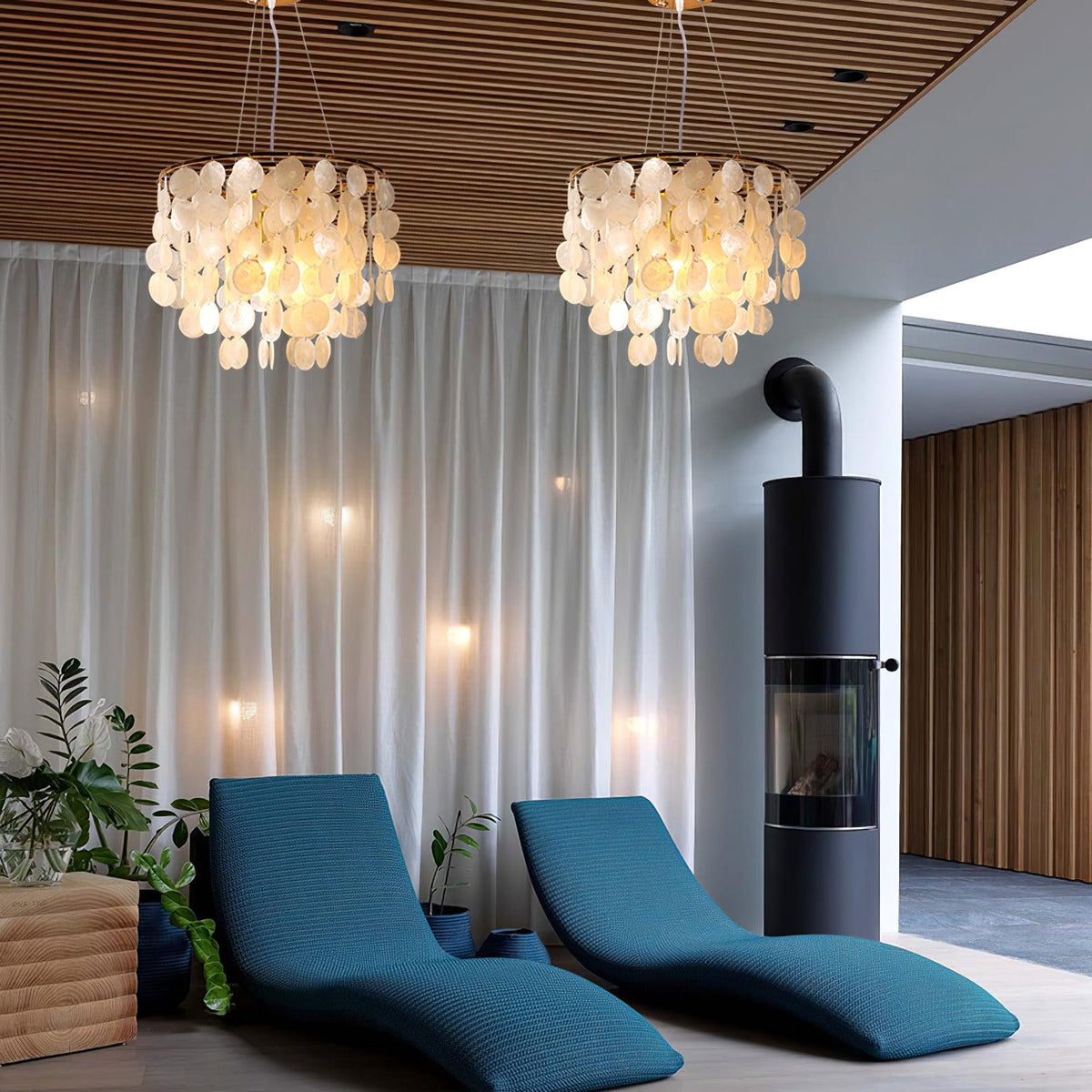 Shell Wind Chime Chandelier - view 6