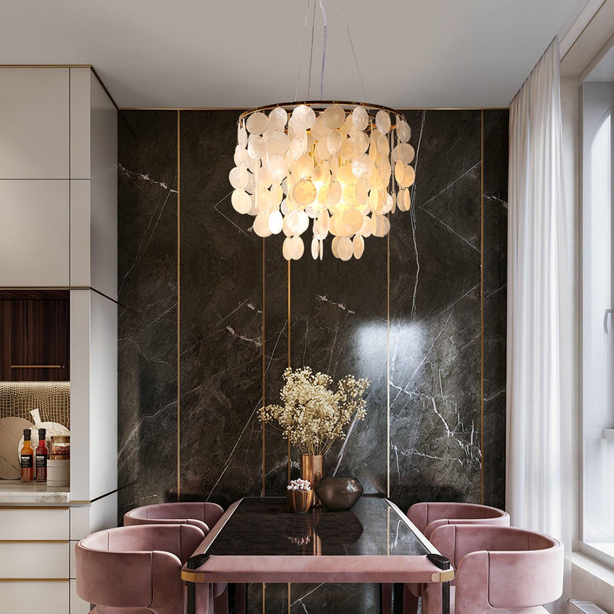 Shell Wind Chime Chandelier - view 9
