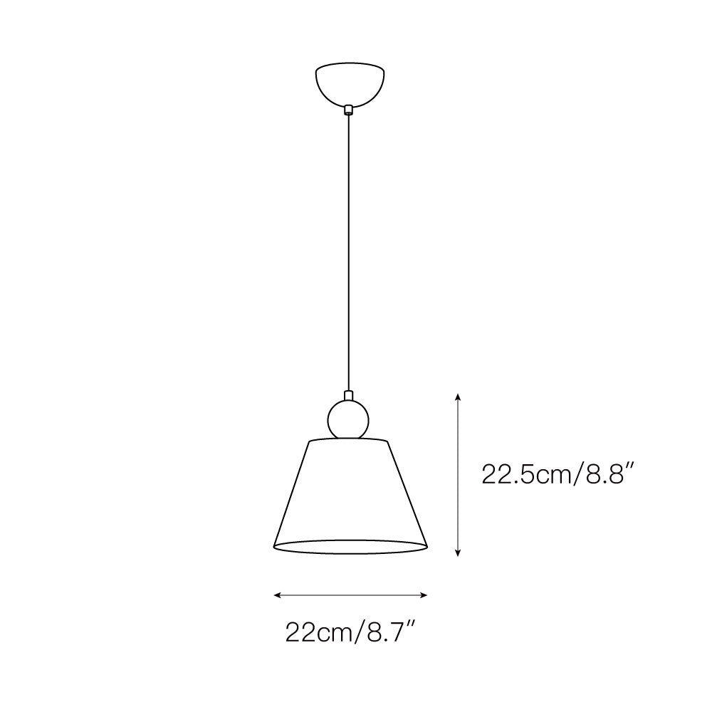 Siena Fabric Chandelier - view 3