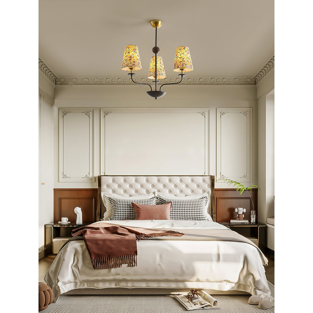Siena Fabric Chandelier - view 6