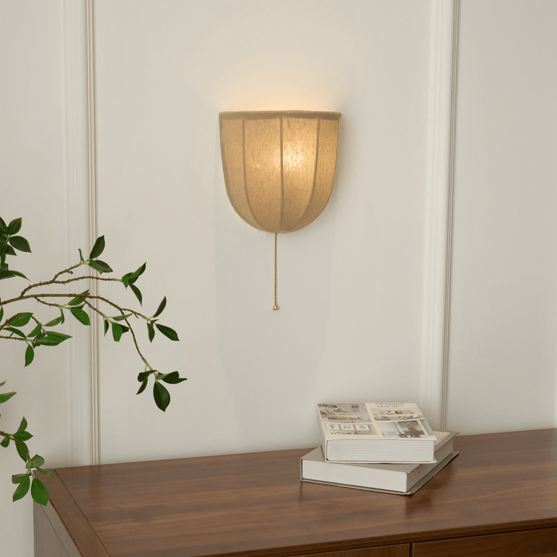 Sienna Linen Wall Sconce