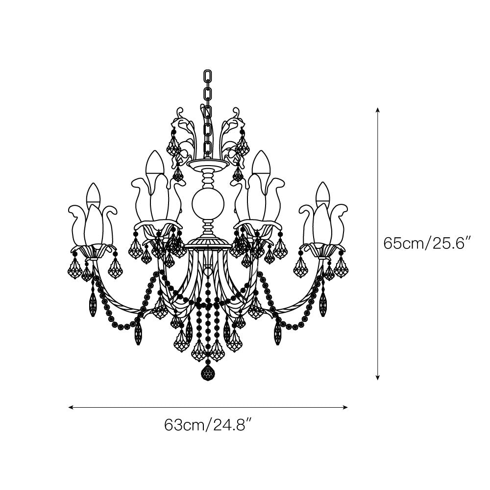 Silva Crystal Chandelier - view 3