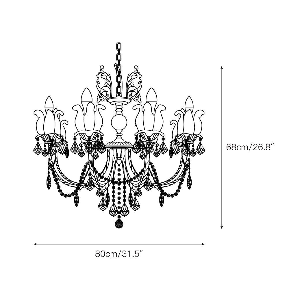 Silva Crystal Chandelier - view 4