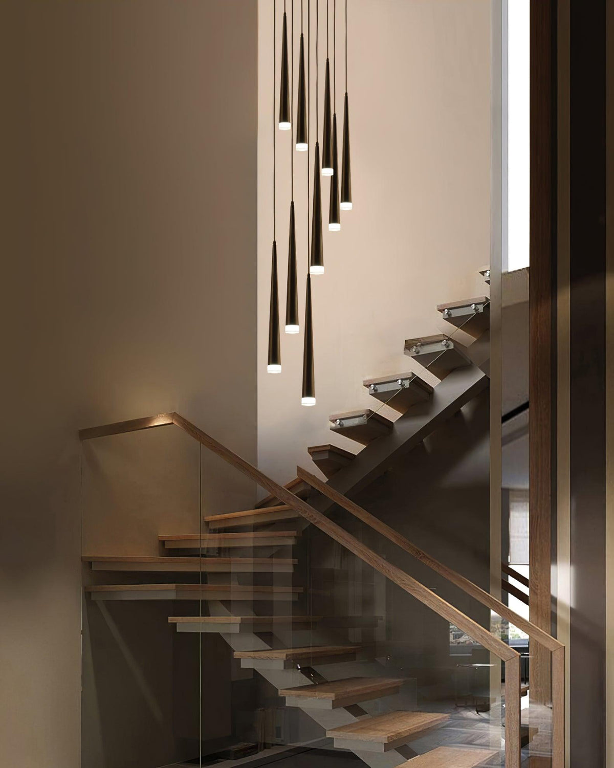 Slender Cone Chandelier - view 14