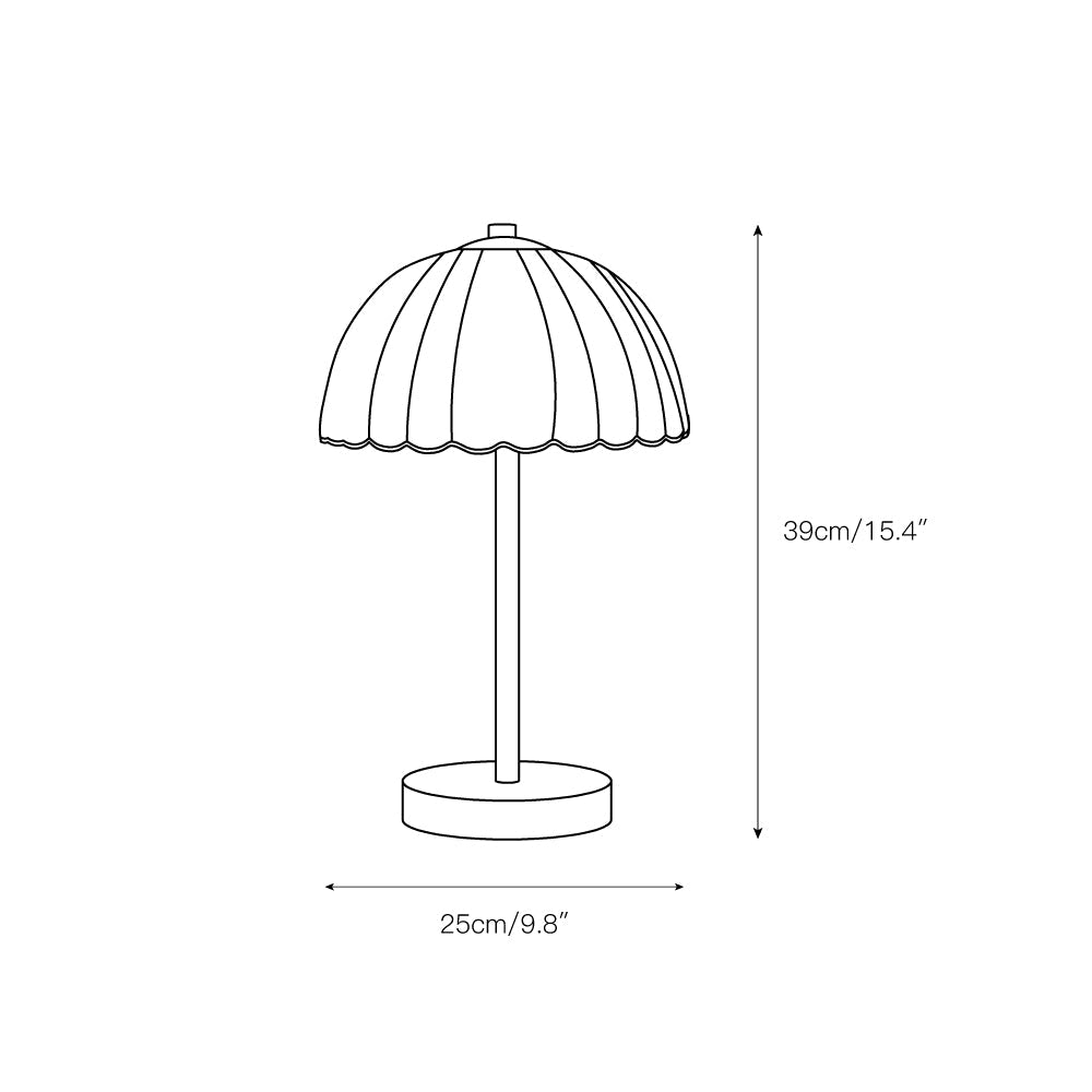 Small Umbrella Table Lamp - view 3
