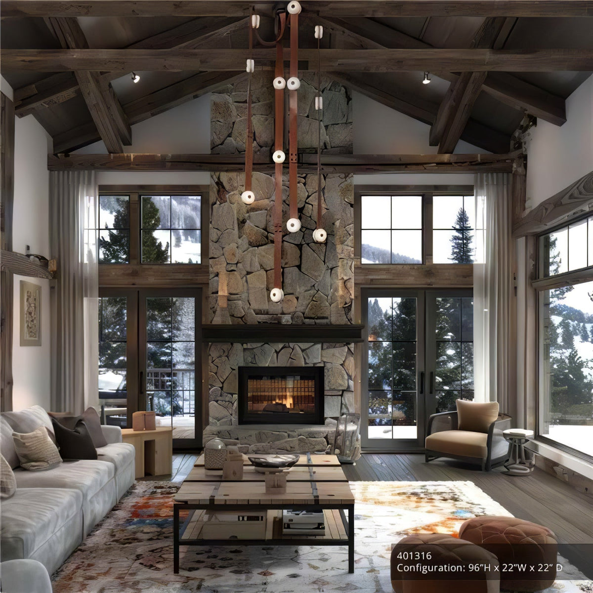 Snaps Alabaster Pendant Light