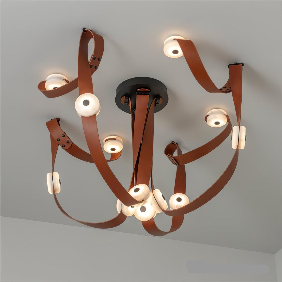 Snaps Alabaster Pendant Light