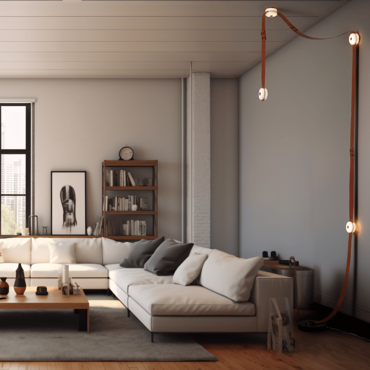Snaps LED Floor-to-Ceiling Lamp - view 2