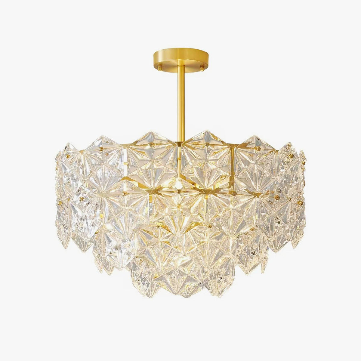 Snowflake Glass Chandelier - view 4