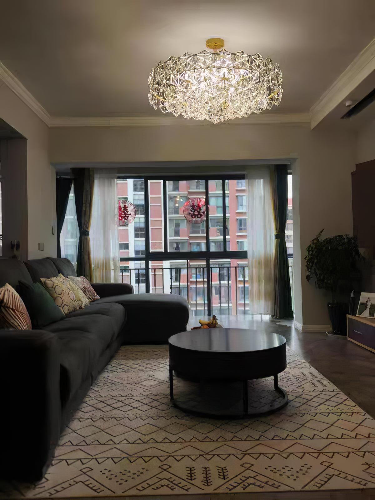 Snowflake Glass Chandelier - view 5