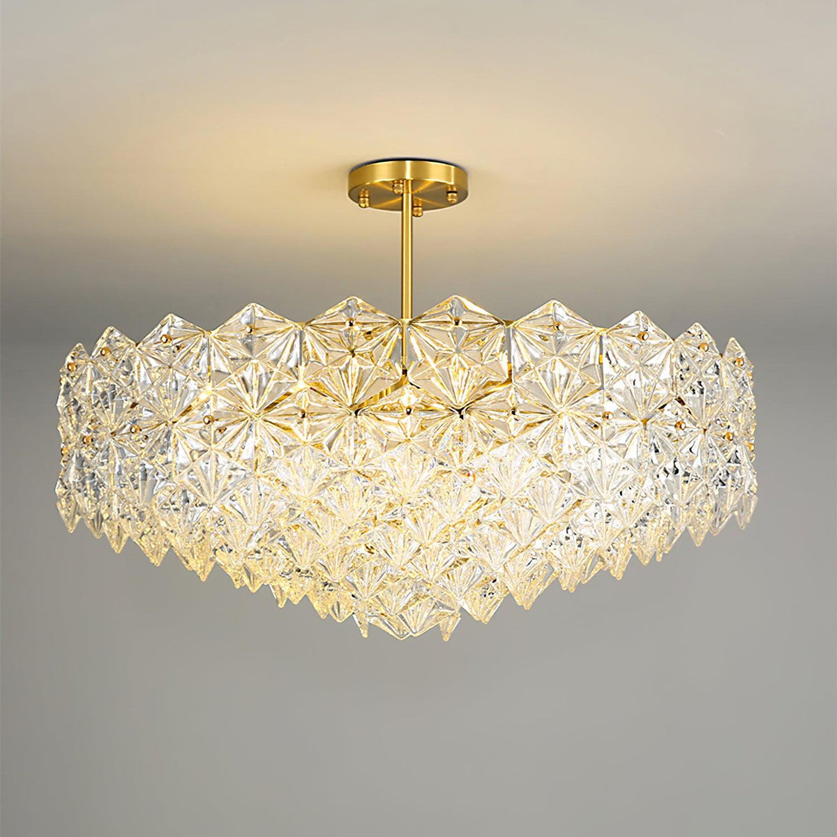 Snowflake Glass Chandelier - view 23