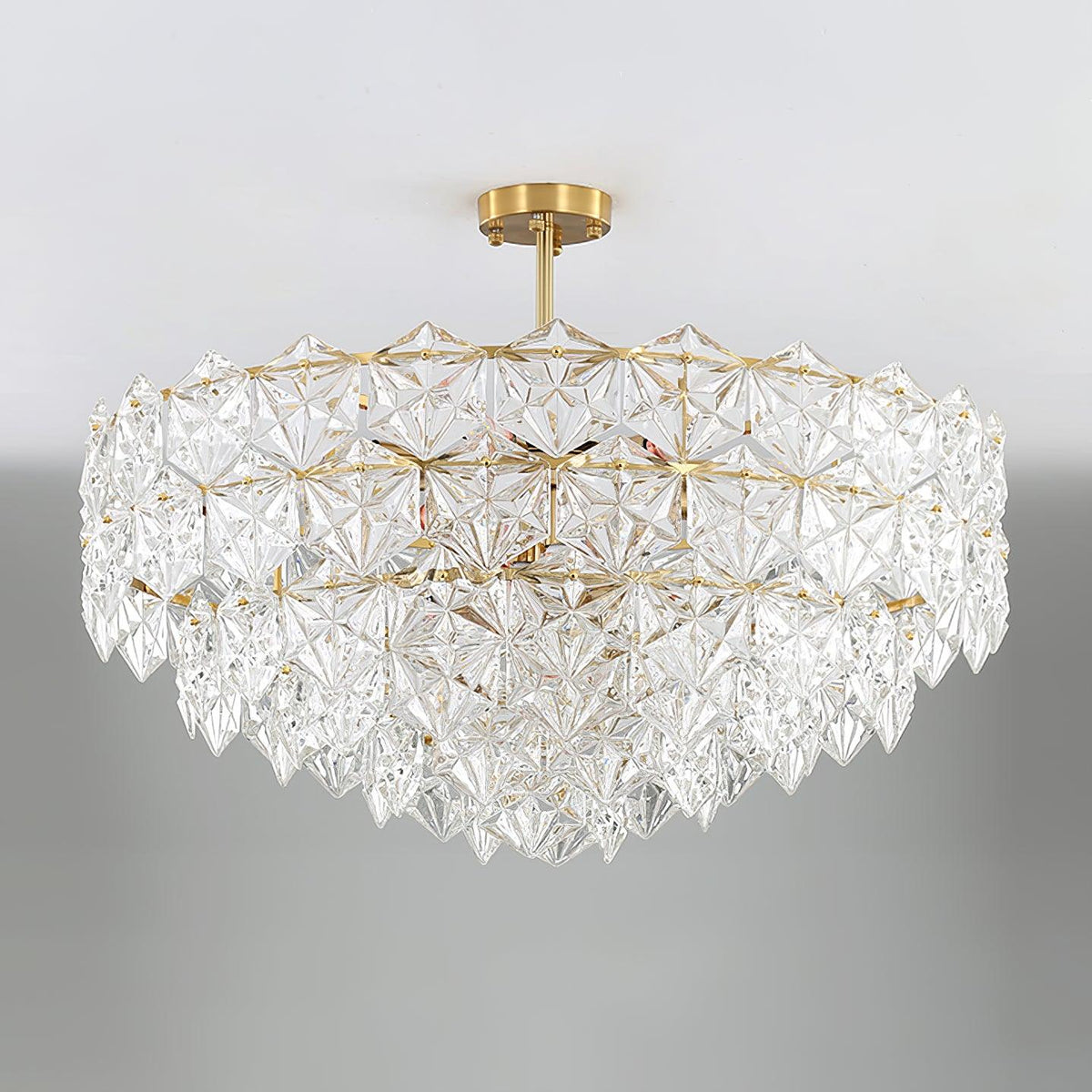 Snowflake Glass Chandelier - view 25