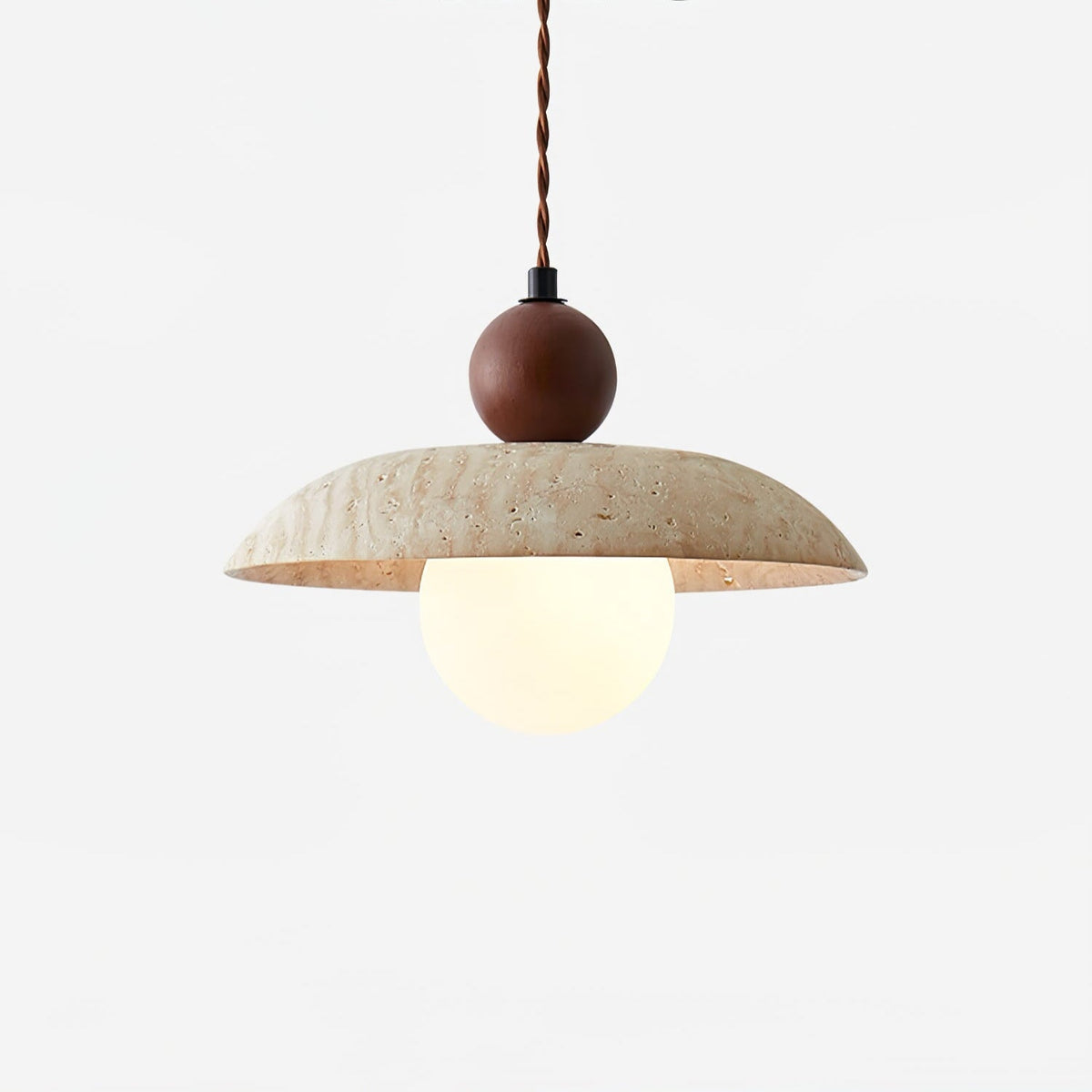 Soluna Travertine Pendant Light